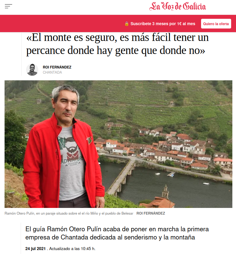 Monte da Roda en La Voz de Galicia